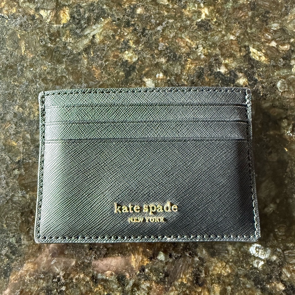 kate spade Charcoal Card Holder